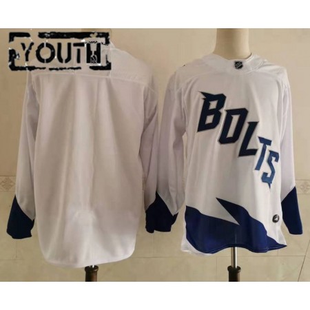 Kinder Eishockey Tampa Bay Lightning Trikot Blank Adidas 2022 Stadium Series Authentic